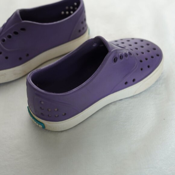 Native Miller Slip-On Water Shoes Purple Size C8 Kids‎ Lightweight Summer Casual - Picture 6 of 7